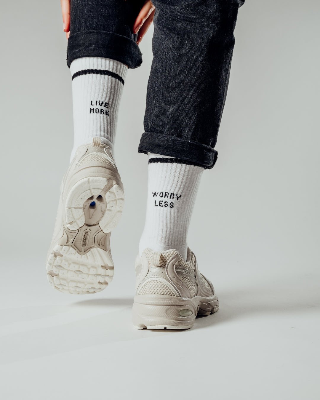 LIVE MORE - WORRY LESS Socken - NBDC